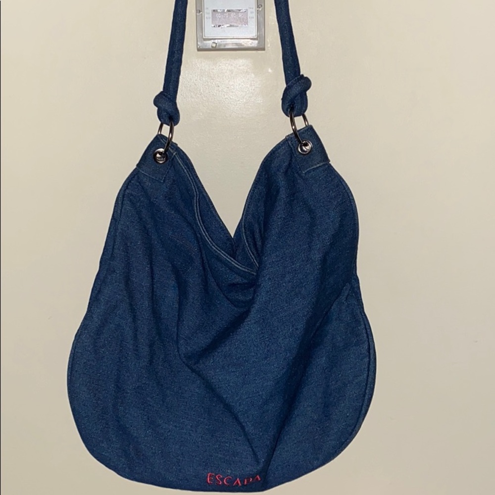 Denim Escada handbag
